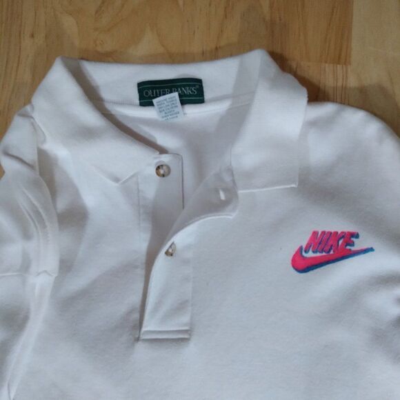 Vintage Custom ESTC USTA Tennis Neon Logo Polo - Picture 6 of 9